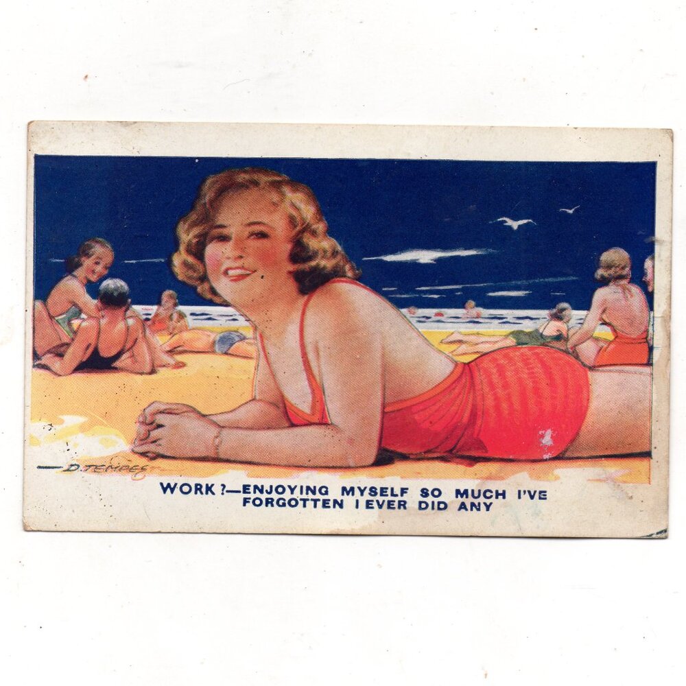 Vintage Postcard From World War II Era